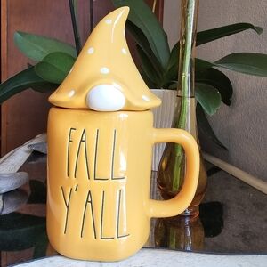 Rae Dunn Fall Y'all Mug Gnome Top